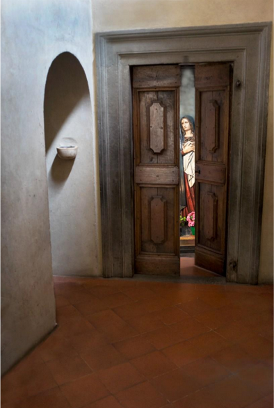 In-Visibilmente Lei — opera di Luisa Ciampi